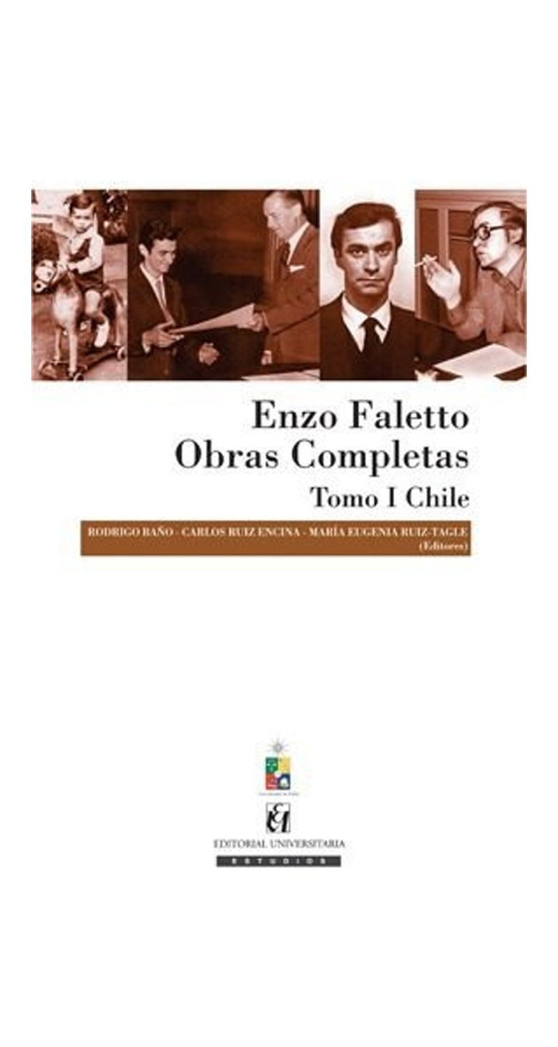 LIBRO ENZO FALETTO, OBRAS COMPLETAS. TOMO I RODRIGO BANO - 1