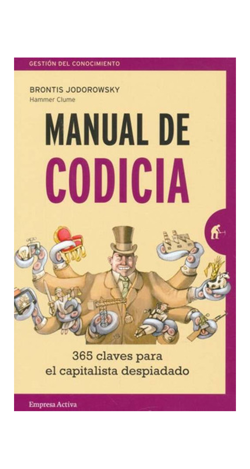 LIBRO MANUAL DE CODICIA /138 - BRONTIS JODOROWSKY - 1