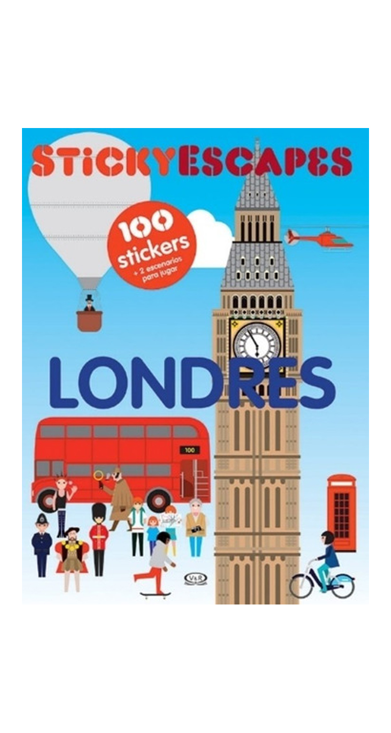 LIBRO STICKYESCAPES - LONDRES - ROBERT HANSON - 1