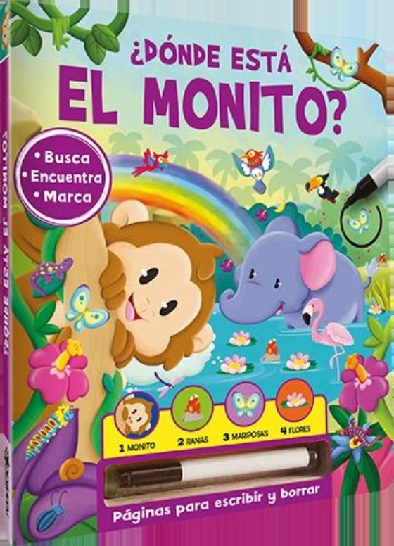 LIBRO ¿DONDE ESTA EL MONITO? - VARIOS AUTORES - 1