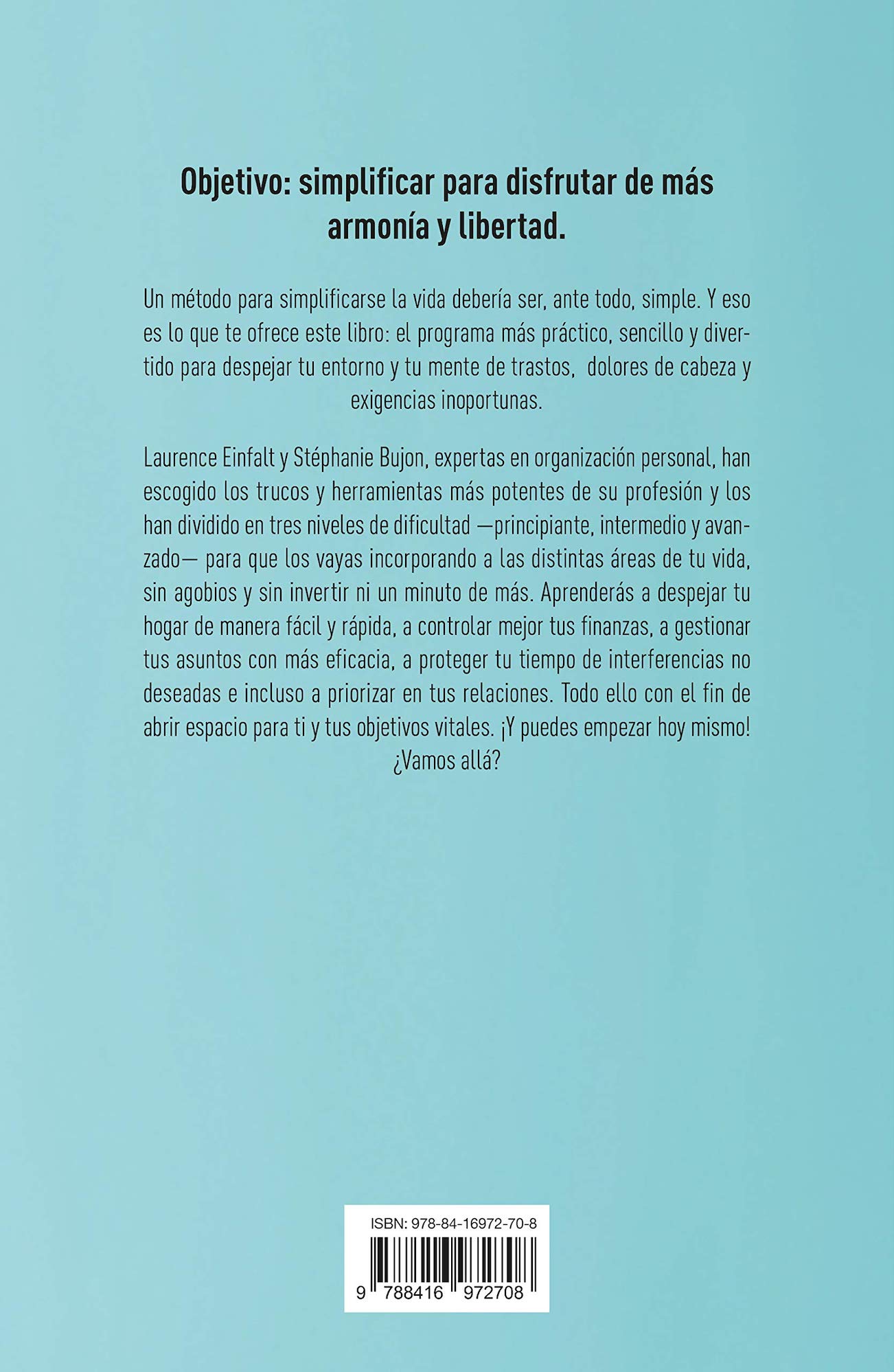 LIBRO SIMPLIFICARSE LA VIDA - LAURENCE EINFALT - STEPHANIE BUJON - 2