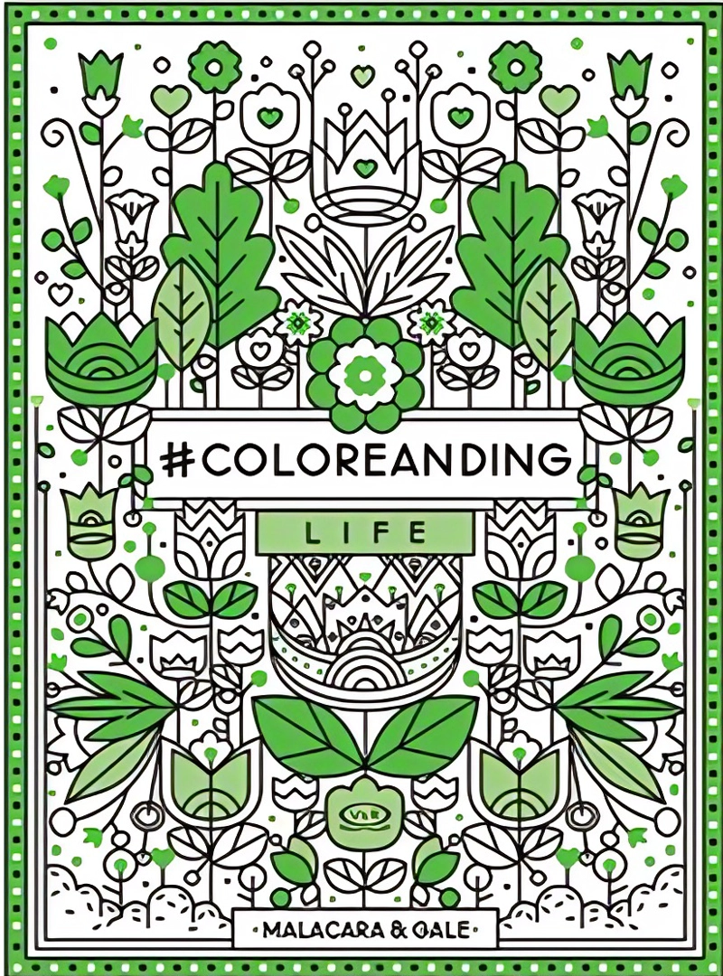 LIBRO COLOREANDING LIFE /178 - MALACARA & GALE - 1
