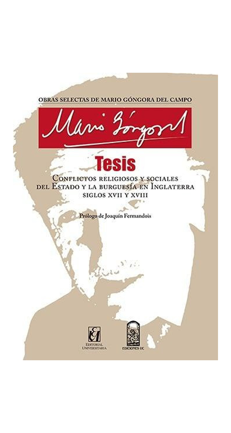 LIBRO TESIS. CONFLICTOS RELIGIOSOS Y SOCIALES DEL ESTADO Y LA BURGUESÍA EN INGL MARIO GONGORA - 1