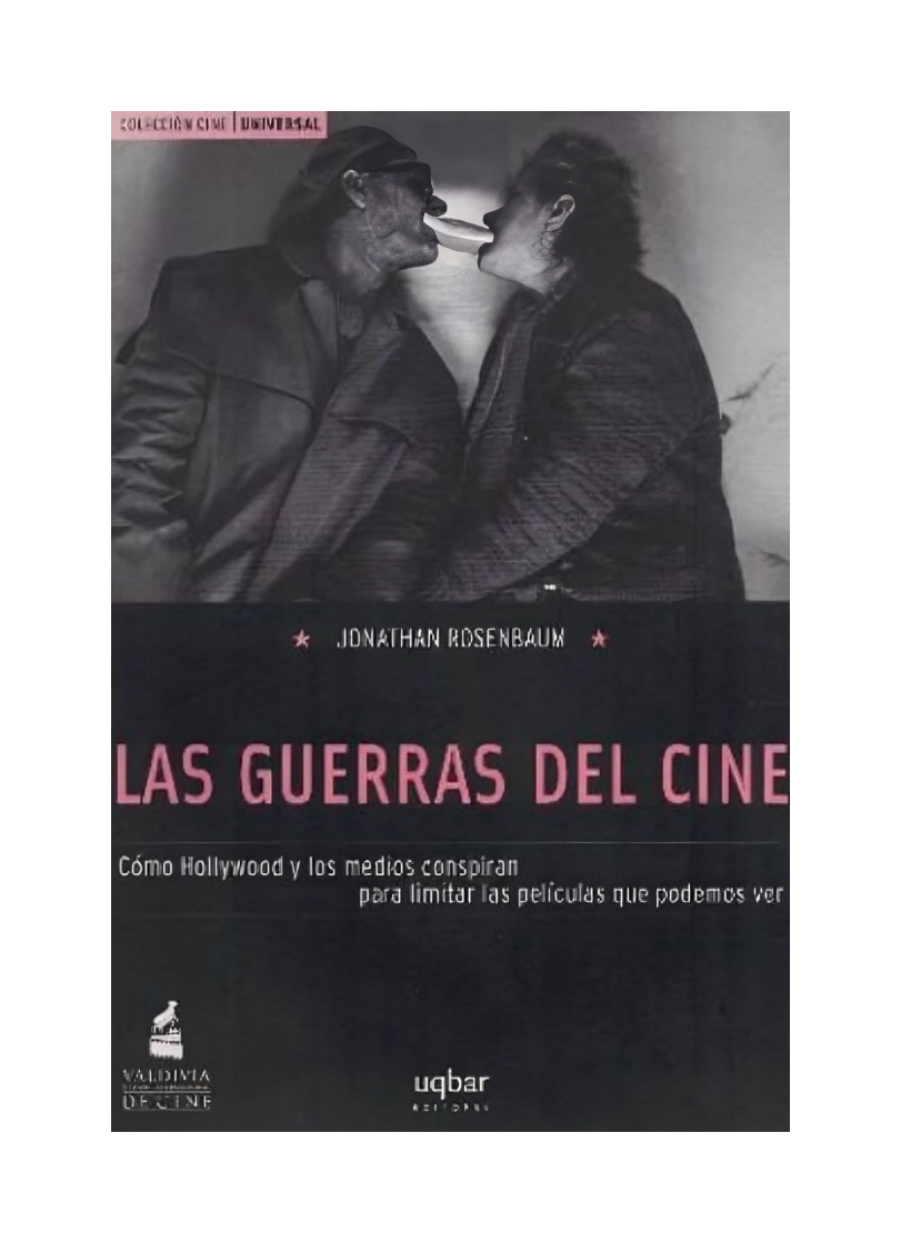 LIBRO LAS GUERRAS DEL CINE - JONATHAN ROSENBAUM - 1