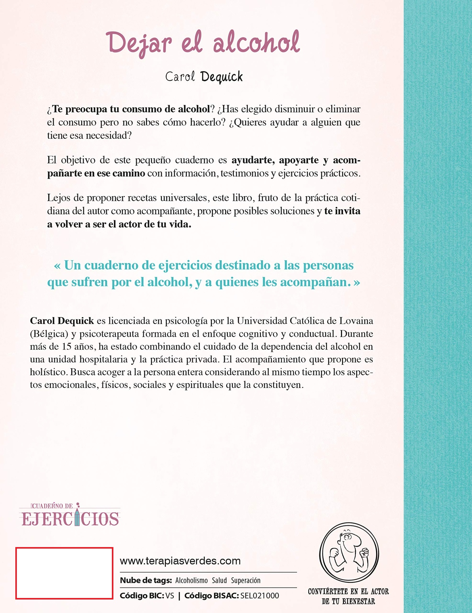 LIBRO CUADERNO DE EJERCICIOS PARA DEJAR EL ALCOHOL /357 - JEAN AUGAGNEUR - 2