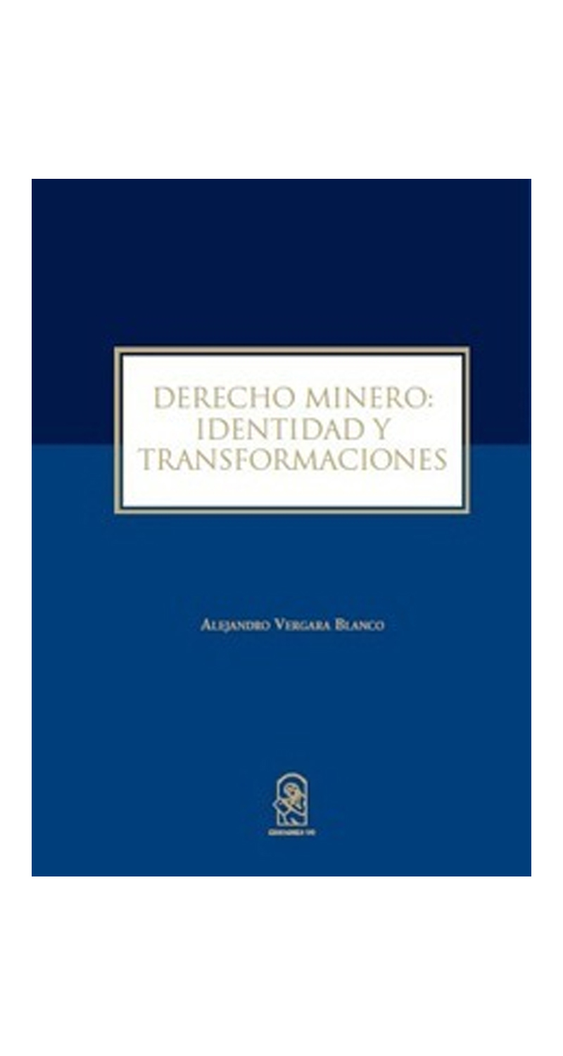 LIBRO DERECHO MINERO: I D E N T I D A D Y TRANSFORMACIONES - ALEJANDRO VERGARA BLANCO - 1