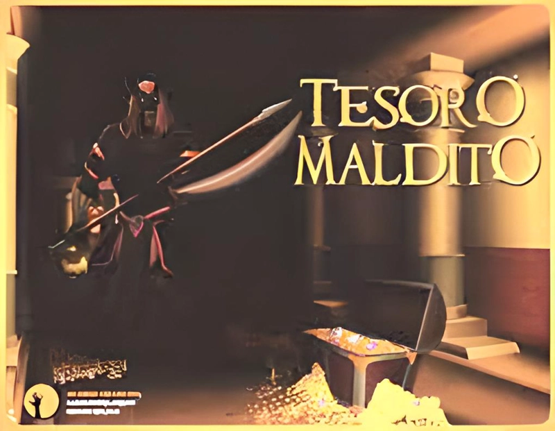JUEGO MESA TOP10BOOKS TESORO MALDITO 810 - 1
