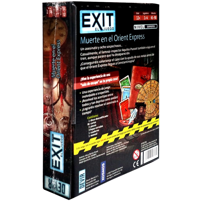JUEGO MESA TOP10BOOKS EXIT M U E R T E EN EL ORIENT EXPRESS - 2