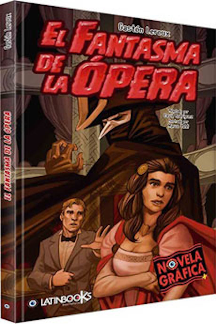 LIBRO NOVELA GRÁFICA EL FANTASMA DE LA ÓPERA - GASTON LEROUX - 1