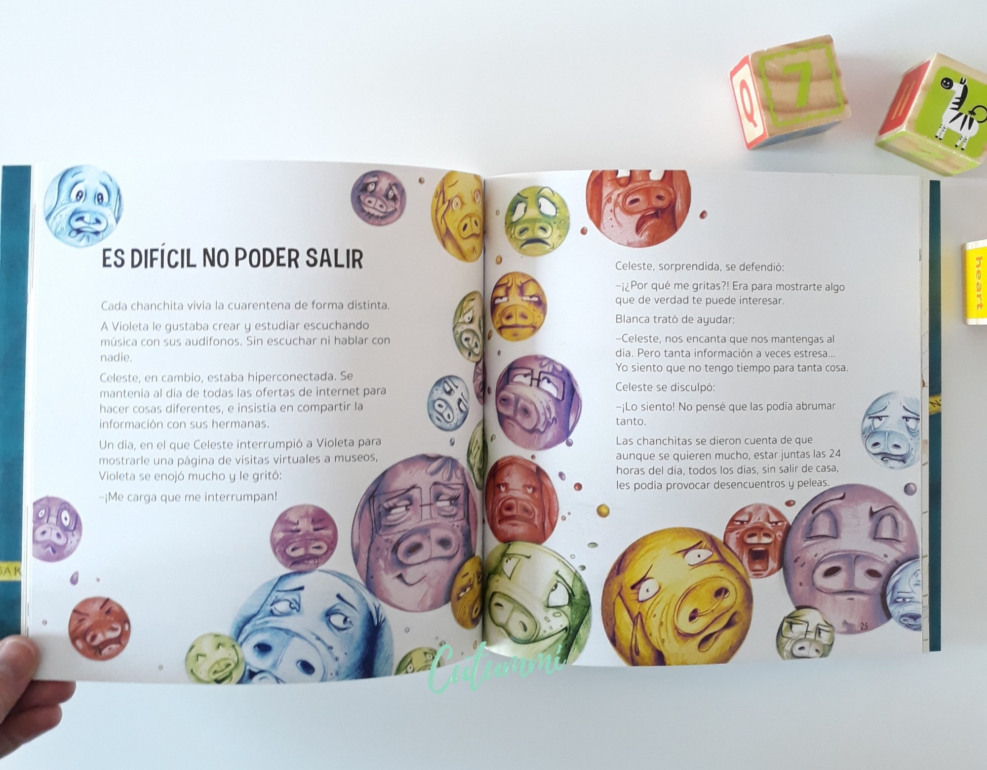 LIBRO TRES CHANCHITAS EN CUARENTENA - N.MILICIC - S.LOPEZ - J.LOPEZ - 3