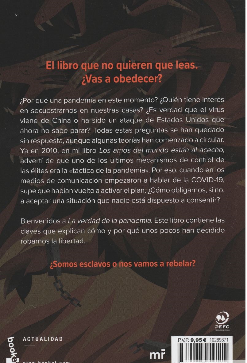 LIBRO LA VERDAD DE LA P A N D E M I A MR CRISTINA MARTIN JIMENEZ - 2