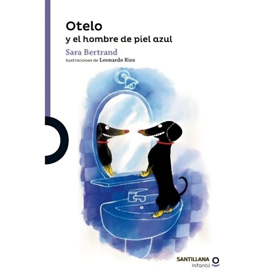 LIBRO OTELO Y EL HOMBRE DE PIEL AZUL /133 - SARA BERTRAND - 1