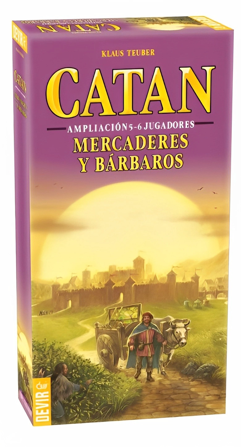 JUEGO MESA TOP10BOOKS CATAN: MERCADERES Y BARBAROS AMPLIACION 5-6 JUGADORES - 1
