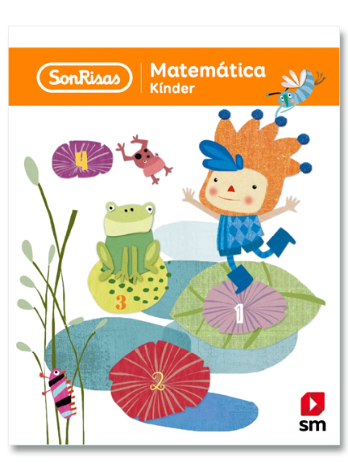 LIBRO KINDER. MATEMATICA - SONRISAS. EDITORIAL: EDICIONES SM - VARIOS AUTORES - 1