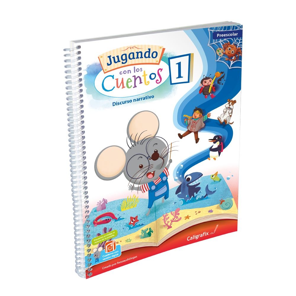 LIBRO JUGANDO CON LOS CUENTOS N°1. EDITORIAL: EDITORIAL CALIGRAFIX - CATALINA HERNANDEZ - 1