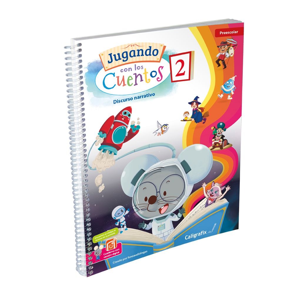 LIBRO JUGANDO CON LOS CUENTOS N°2. EDITORIAL: EDITORIAL CALIGRAFIX - CATALINA HERNANDEZ - 1