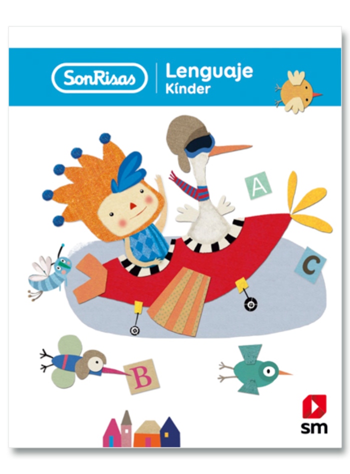 LIBRO KINDER - LENGUAJE - SONRISAS. EDITORIAL: EDICIONES SM - VARIOS AUTORES - 1