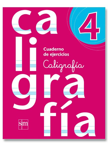 CUADERNO CALIGRAFIA 4. EDITORIAL: EDICIONES SM - 1