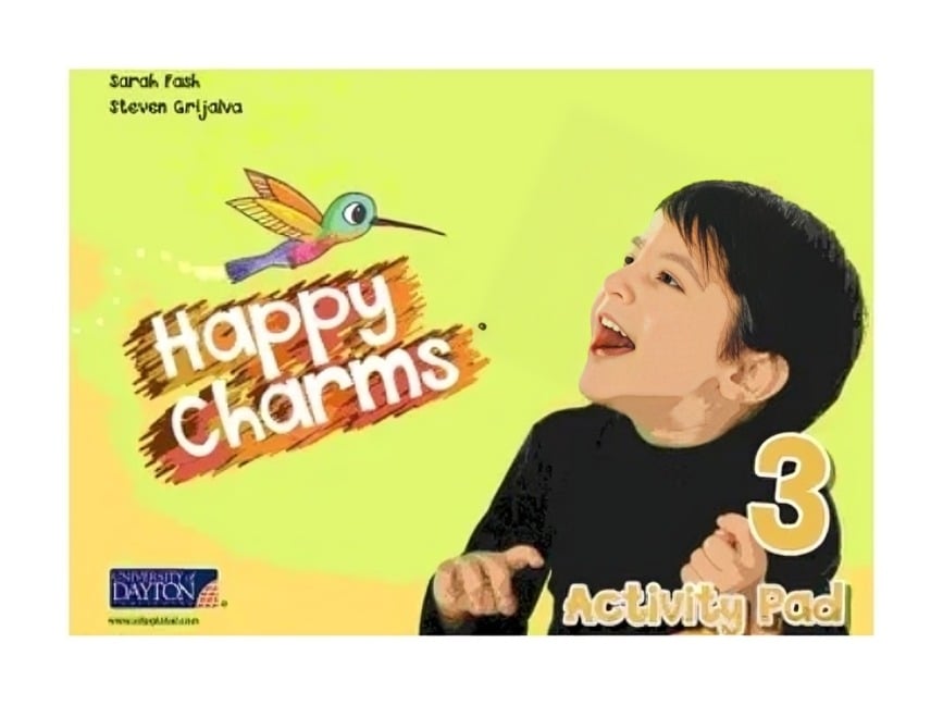 TEXTO 3 HAPPY CHARMS ACTIVITY PAD / KINDER - 1