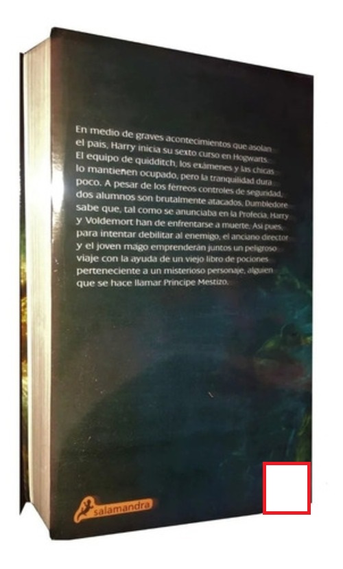 LIBRO HARRY POTTER Y EL MISTERIO DEL PRINCIPE J. K. ROWLING - 2