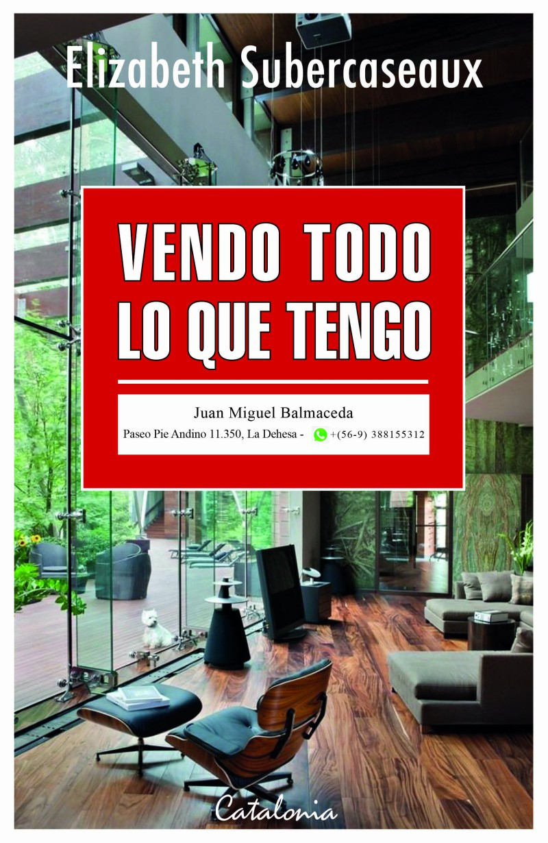 LIBRO VENDO TODO LO QUE TENGO /067 - ELIZABETH SUBERCASEAUX - 1