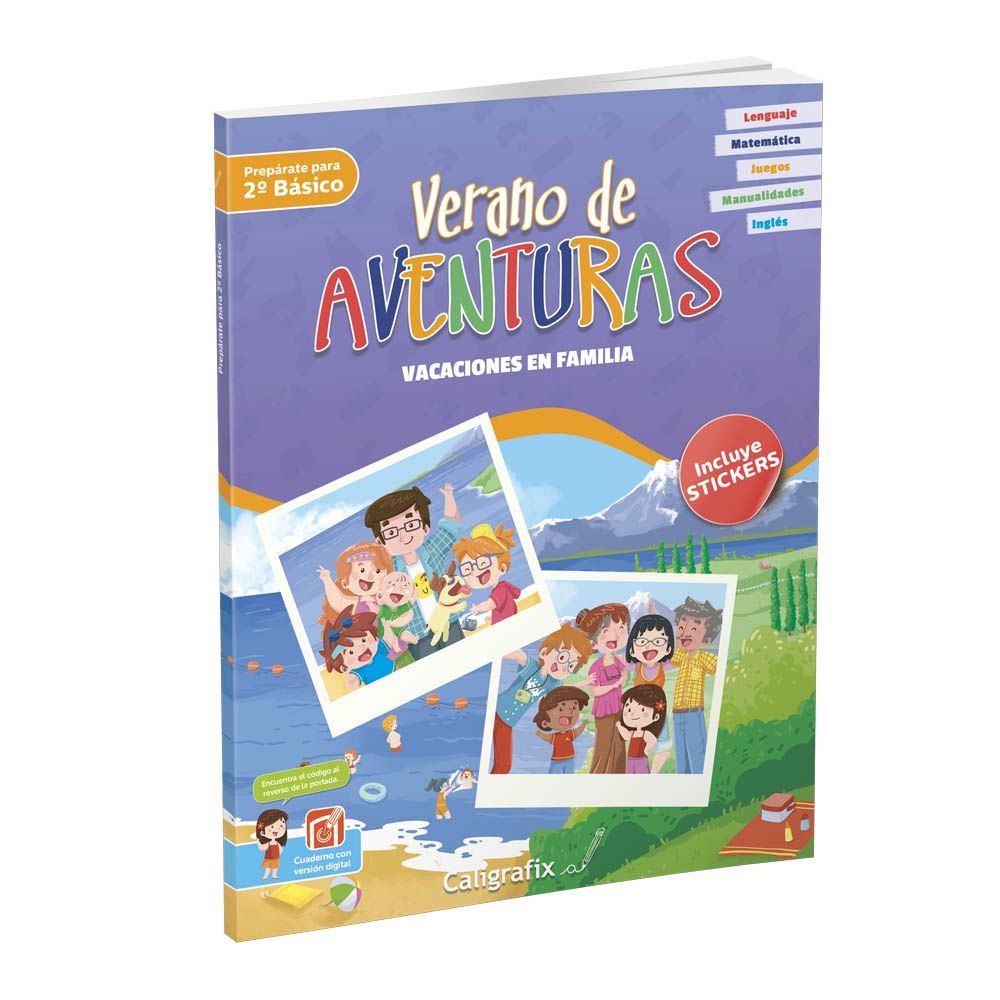 LIBRO VERANO DE AVENTURAS. PREPARATE PARA 2 BÁSICO. EDITORIAL: EDITORIAL CALIGRAFIX - VARIOS AUTORES - 1