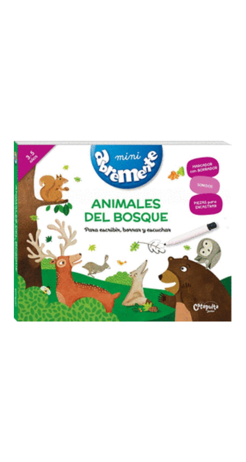 MINI ABREMENTE ANIMALES DEL BOSQUE PARA ESCRIBIR, - VARIOS AUTORES - 1