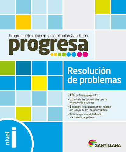 TEXTO PROGRESA RES. DE PROBLEMAS I - VARIOS AUTORES / SANTILLANA - 1