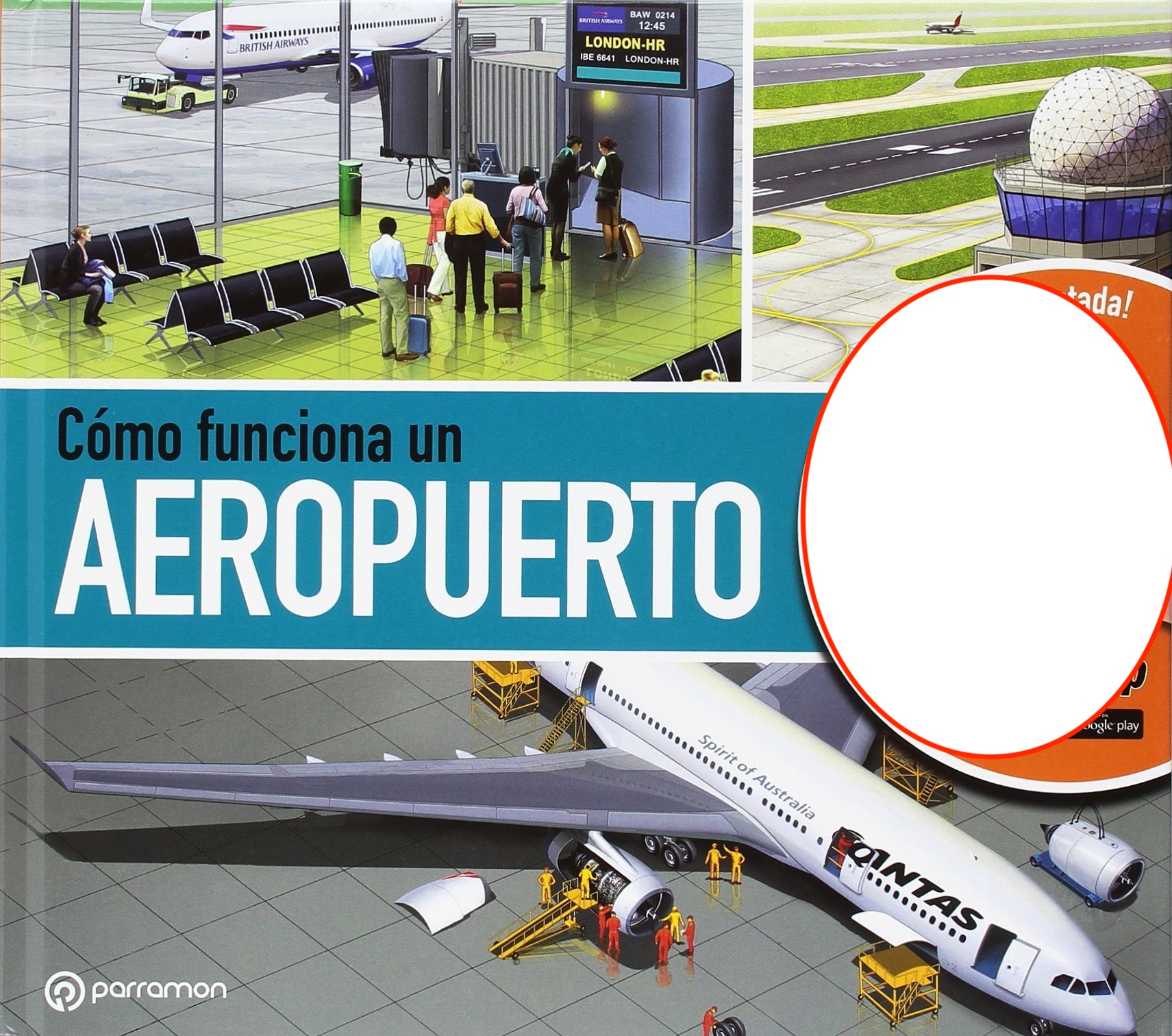 LIBRO COMO FUNCIONA UN AEROPUERTO -REALIDAD AUMENTADA - VARIOS AUTORES - 2