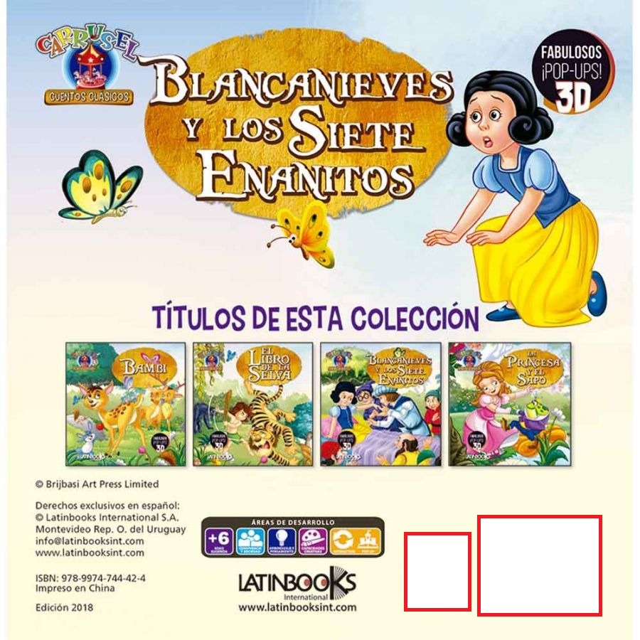 LIBRO BLANCANIEVES Y LOS SIETE ENANITOS -204- EDITORIAL BRIJBASI - 2