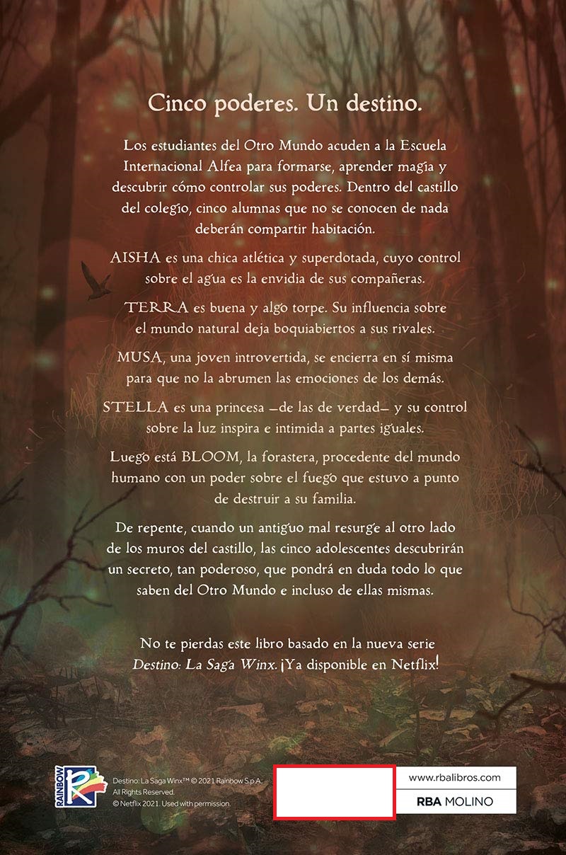 LIBRO DESTINO. LA SAGA WINX. EL CAMINO DE LAS HADAS 960 A. CORRIGAN - 2