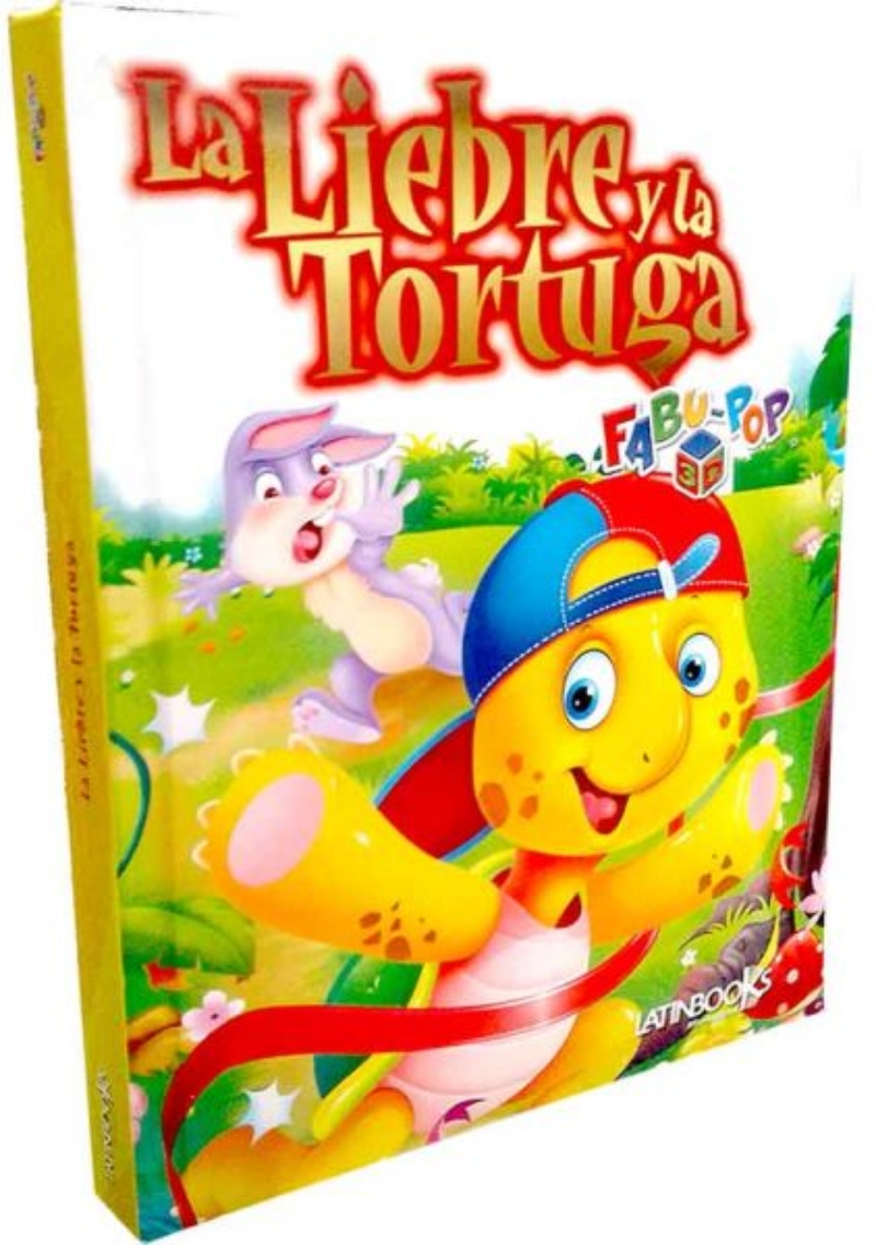 LIBRO LA LIEBRE YA LA TORTUGA. FABU POP 3D -792- EDITORIAL BRIJBASI - 1