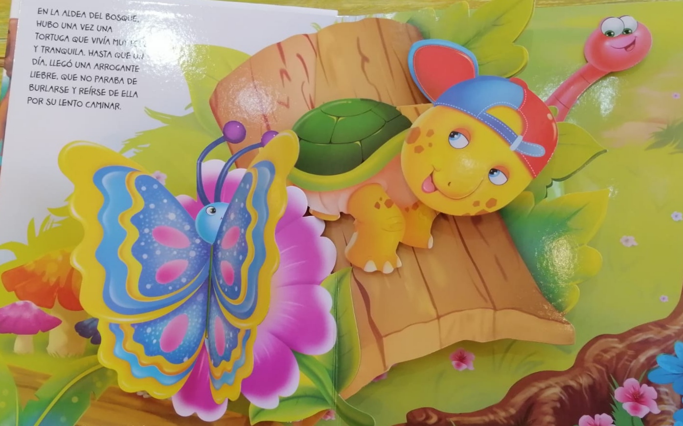 LIBRO LA LIEBRE YA LA TORTUGA. FABU POP 3D -792- EDITORIAL BRIJBASI - 7