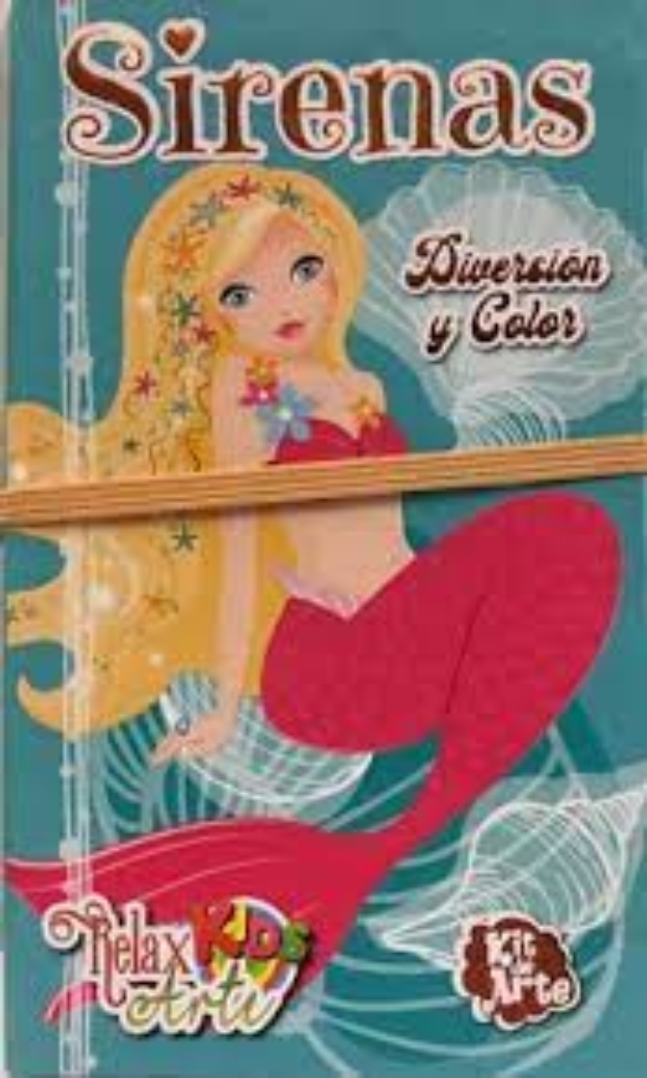 LIBRO SIRENAS – RELAX ARTE KIDS -101- EDITORIAL BRIJBASI - 1