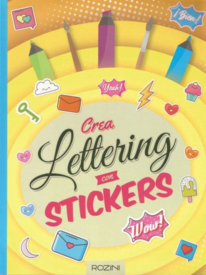 LIBRO CREA LETTERING CON STICKERS -832- JORGE BANASCO - 1