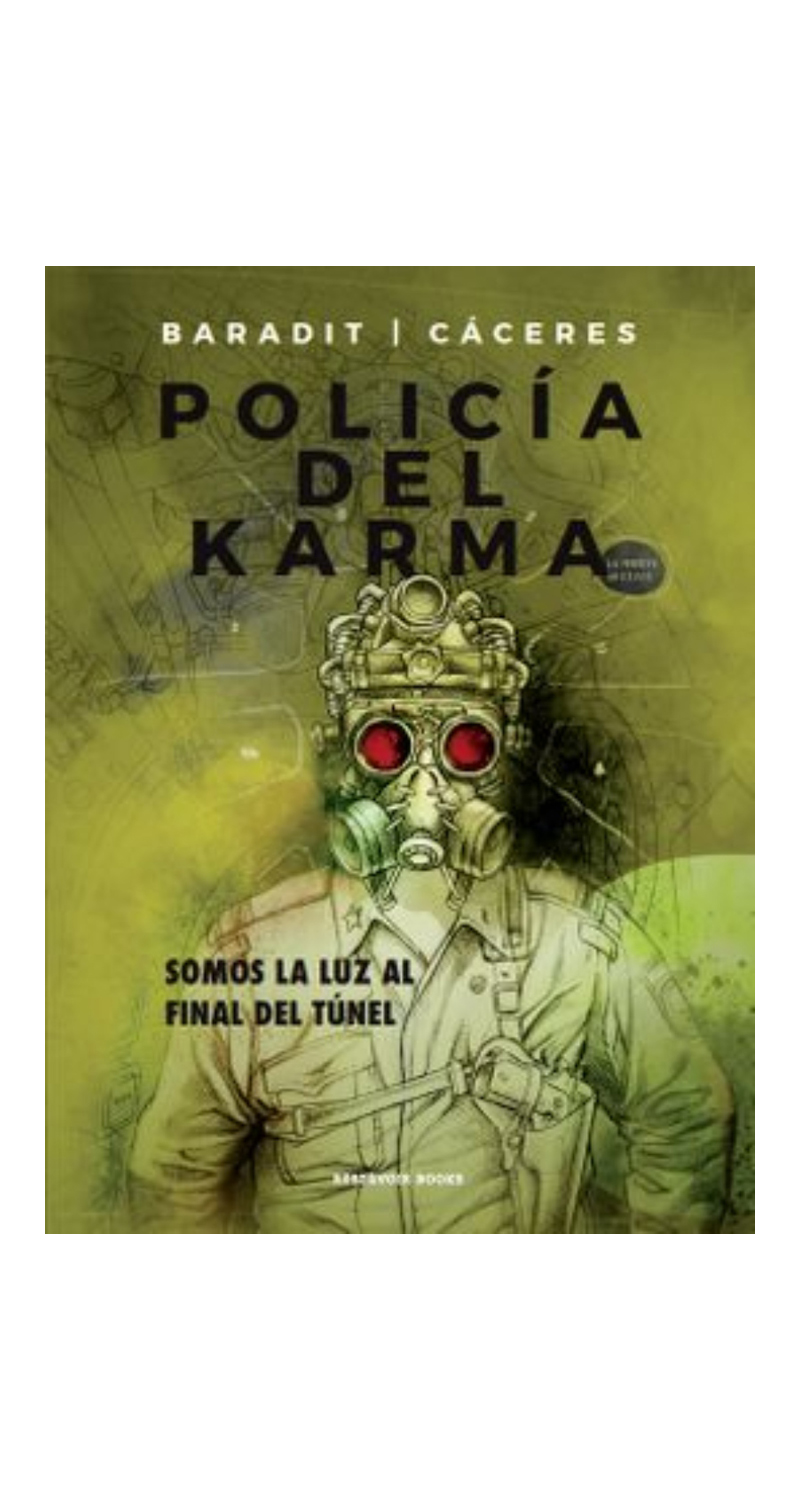LIBRO POLICÍA DEL KARMA NOVELA GRÁFICA - JORGE BARADIT - 2