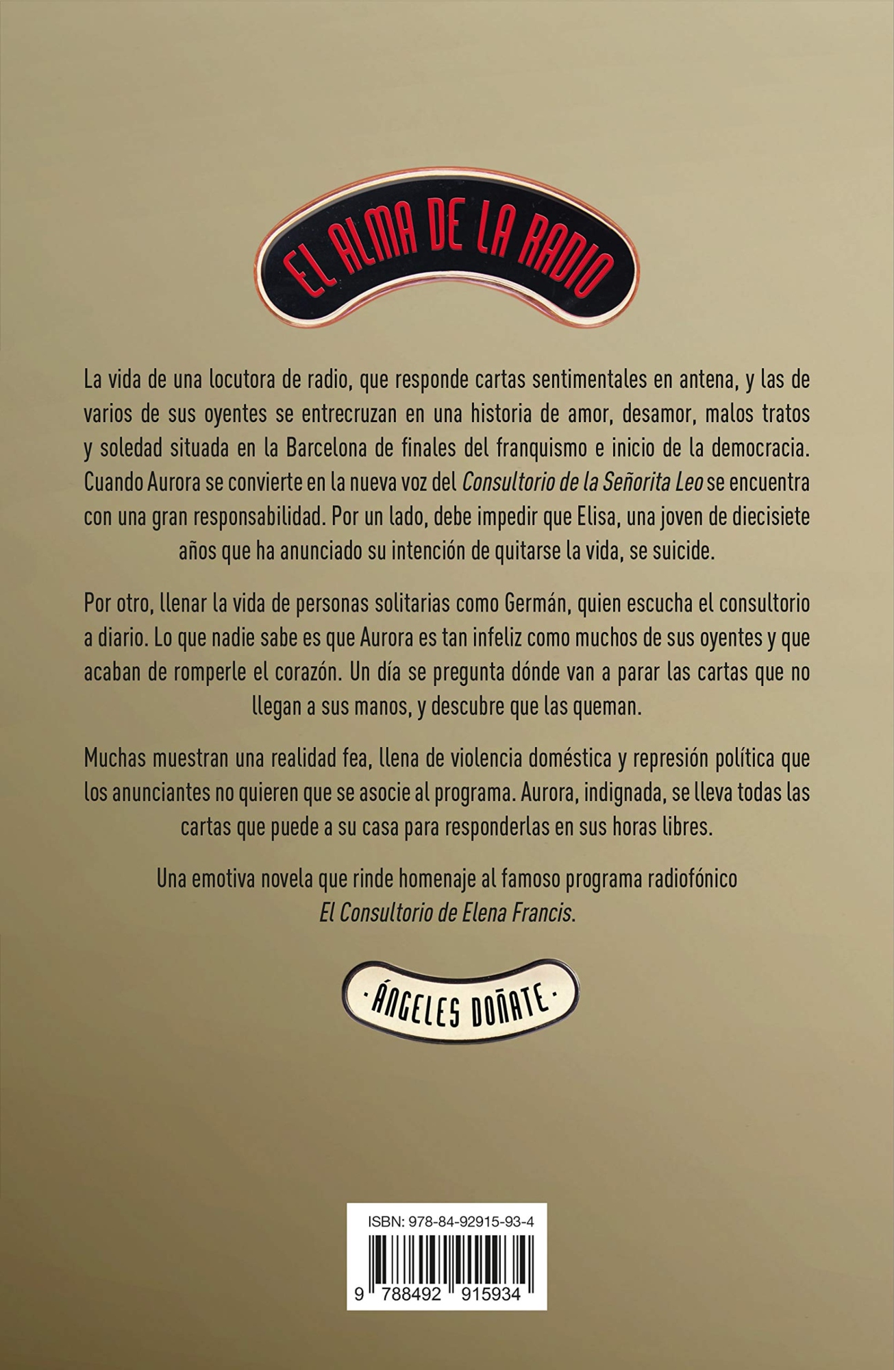 LIBRO EL ALMA DE LA RADIO -934- ANGELES DONATE - 2