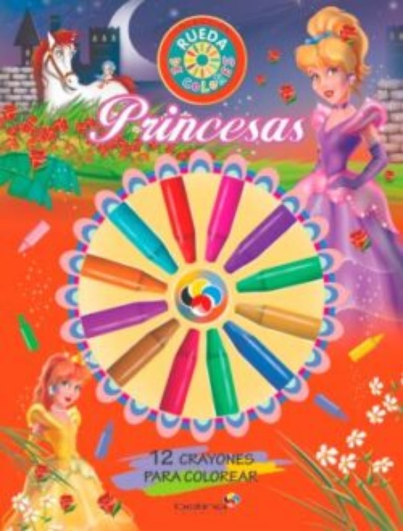 LIBRO RUEDA DE COLORES PRINCESAS -200- - EQUIPO BETINA - 1