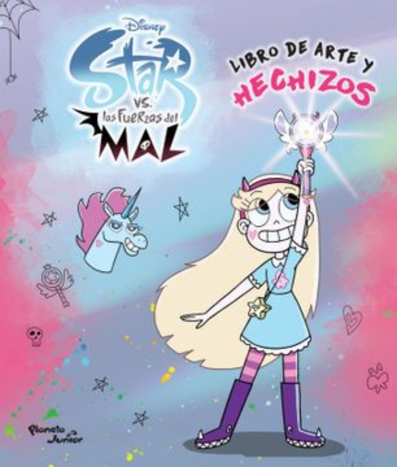 LIBRO STAR VS LAS FUERZAS DEL MAL. LIBRO DE ARTE Y HECHI - DISNEY - 1