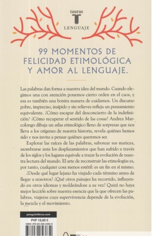 LIBRO ETIMOLOGIAS PARA SOBREVIVIR AL CAOS 839 ANDREA MARCOLONGO - 2