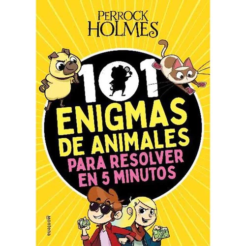 LIBRO PERROCK HOLMES 101 ENIGMAS DE ANIMALES -948- ISAAC PALMIOLA - 1