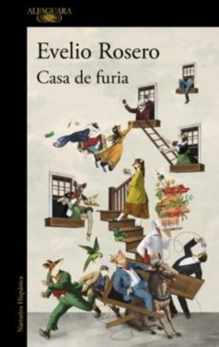 LIBRO CASA DE FURIA -720- - E.ROSERO - 1
