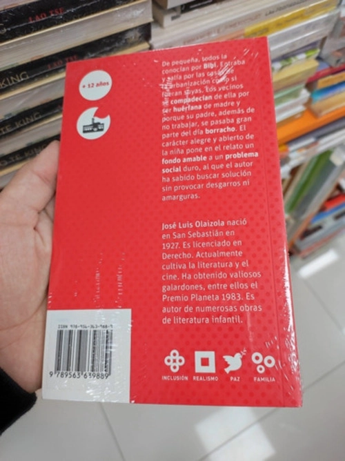 LIBRO BIBIANA Y SU MUNDO - LORAN - JOSE LUIS OLAIZOLA  / EDICIONES SM - 2
