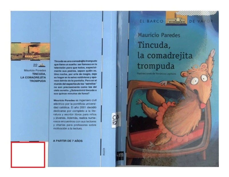 LIBRO TINCUDA, LA COMADREJITA TROMPUDA - LORAN - MAURICIO PAREDES - 2