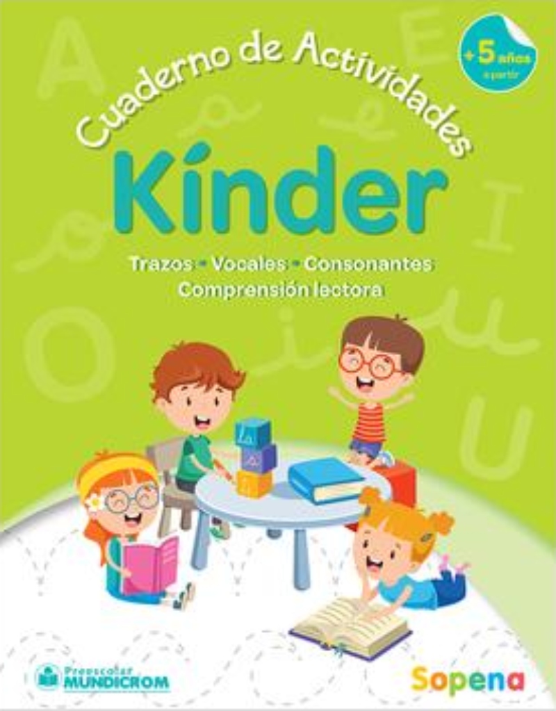 LIBRO CUADERNOS DE ACTIVIDADES KINDER 5 ANOS. EDITORIAL: SOPENA - LIBERTAD S.A. - 1