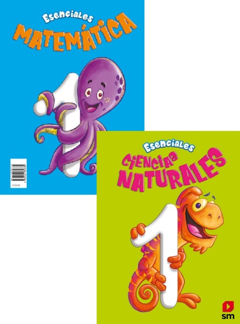 LIBRO ESENCIALES- MATEMATICA - CIENCIAS 1 BÁSICO. EDITORIAL: EDICIONES SM - 1