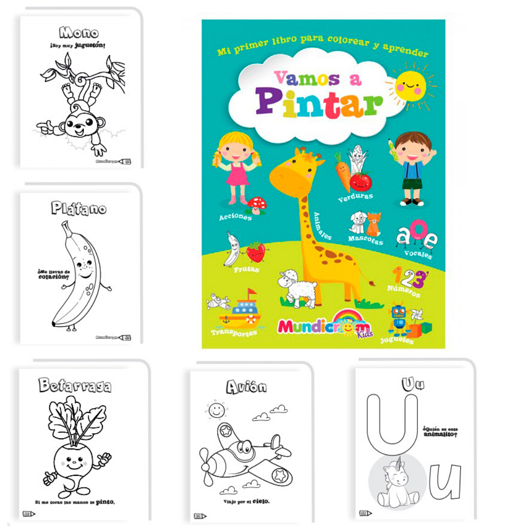 LIBRO VAMOS A PINTAR - VARIOS AUTORES / MUNDICROM - 2