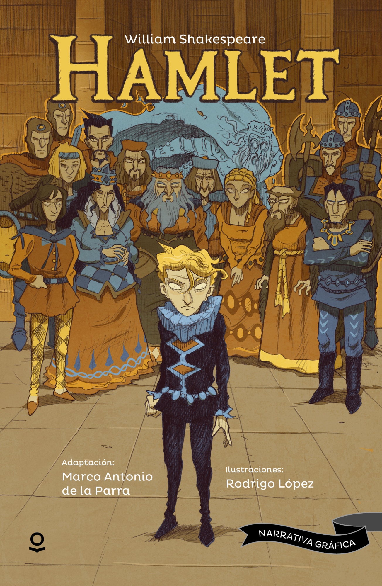 NOVELA GRAFICA LIBRO HAMLET W. SHAKESPEARE M.DE LA PARRA - 1