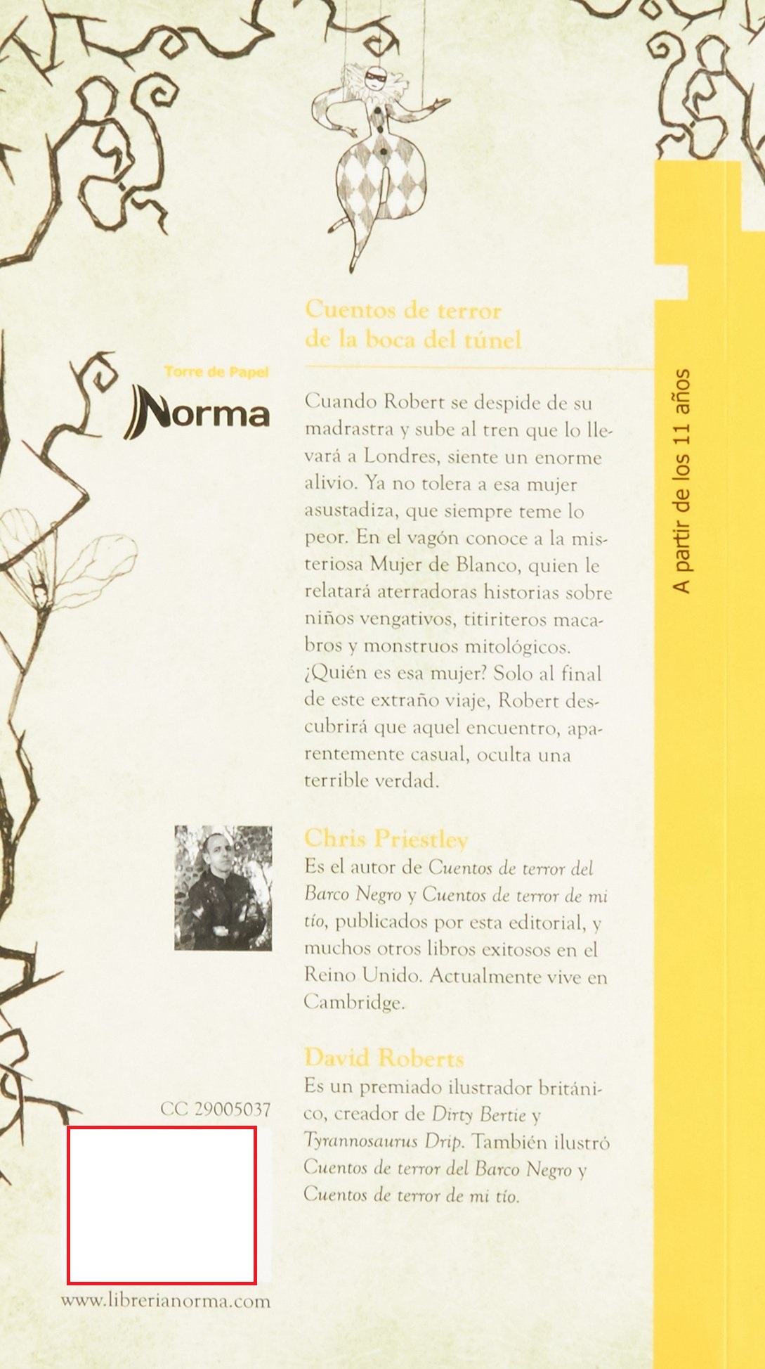 LIBRO CUENTOS DE TERROR DE LA BOCA DEL TUNEL -922- C.PRIESTLEY - 2