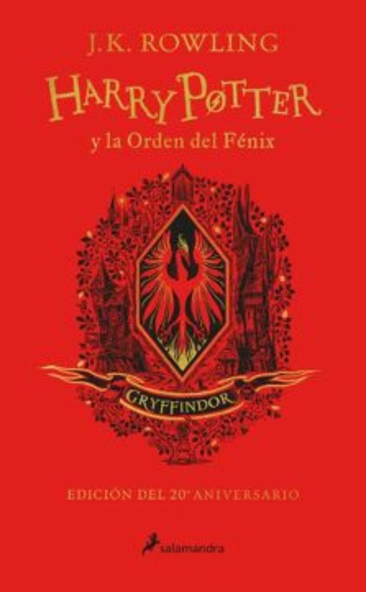 LIBRO HARRY POTTER Y LA ORDEN DEL FENIX. 20 ANIVERSARIO. GRYFFINDOR J.K. ROWLING - 1